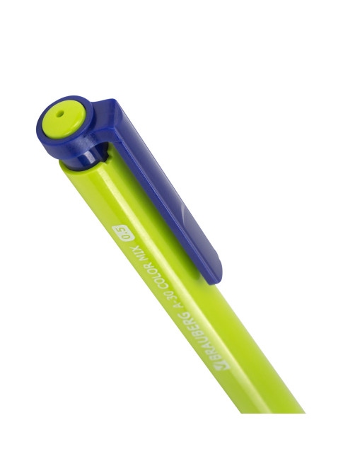 Ручки шариковые автоматические BRAUBERG A-30 COLOR MIX 