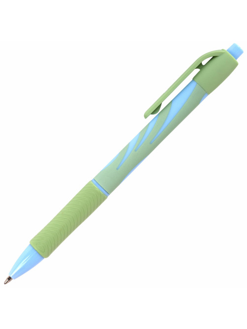 Ручка шариковая автоматическая BRAUBERG ULTRA-RT PASTEL, СИНЯЯ, 0,7 мм, линия 0,35 мм, 143933
