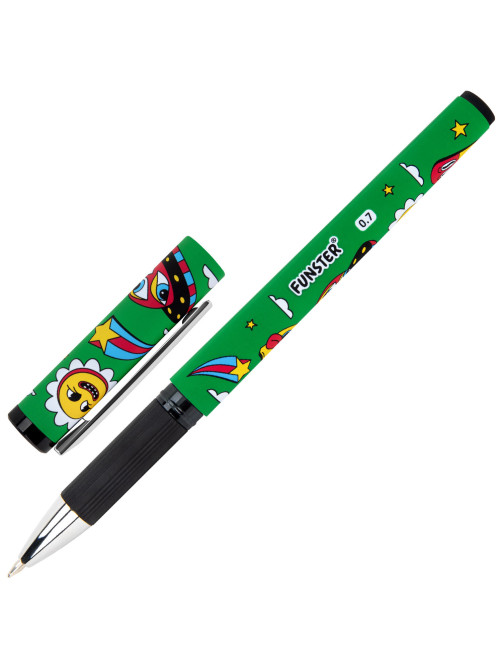 Ручка шариковая с грипом FUNSTER (ФАНСТЕР) GRIP 