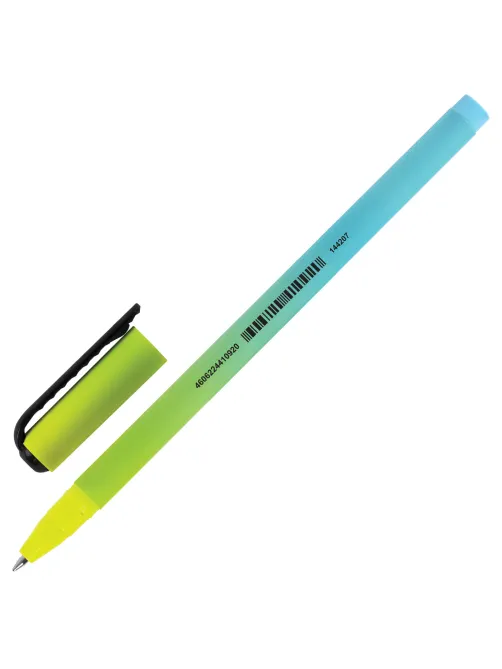 Ручка шариковая BRAUBERG GRADE, СИНЯЯ, корпус soft-touch, пишущий узел 0,7 мм, линия письма 0,35 мм, 144207