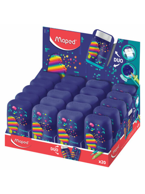Точилка с ластиком 2 в 1 MAPED (Франция) 