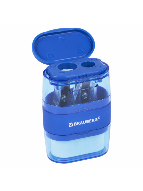 Точилки с ластиком 2 в 1 BRAUBERG 
