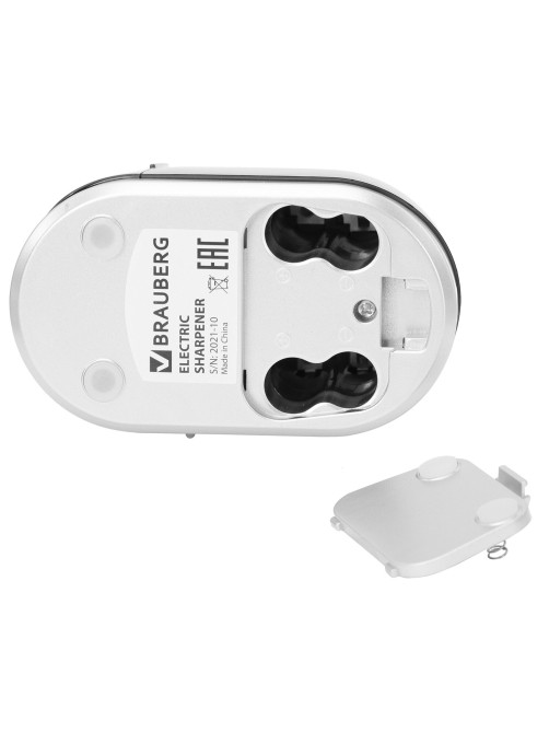 Точилка электрическая BRAUBERG ONE фреза с автостопом, 4 батарейки AA/USB (под адаптер), 270577