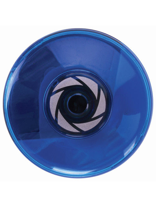 Точилка электрическая BRAUBERG DOUBLE BLADE BLUE, двойное лезвие, питание от 2 батареек AA, 229605