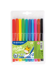 Фломастеры 10 ЦВЕТОВ CENTROPEN 