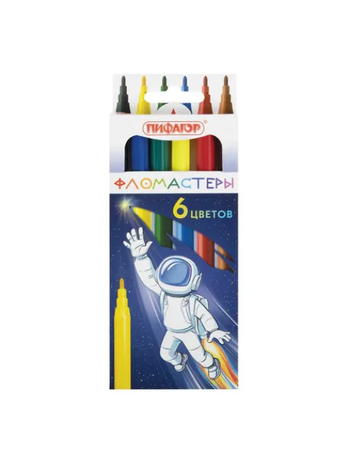 Фломастеры ПИФАГОР 