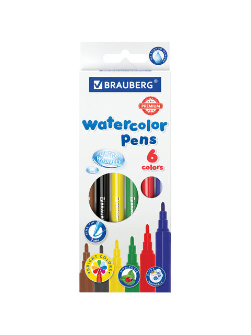 Фломастеры BRAUBERG 