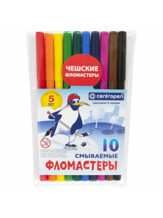 Фломастеры 10 ЦВЕТОВ CENTROPEN 