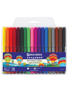 Фломастеры BRAUBERG 