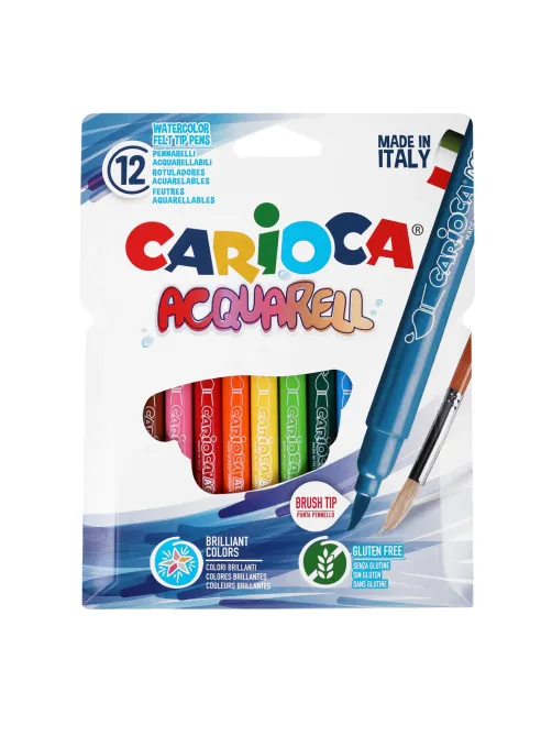 Фломастеры акварельные CARIOCA (Италия) 