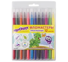 Фломастеры ЮНЛАНДИЯ 12 цветов, 