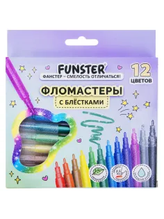 Фломастеры с блестками FUNSTER (ФАНСТЕР) 