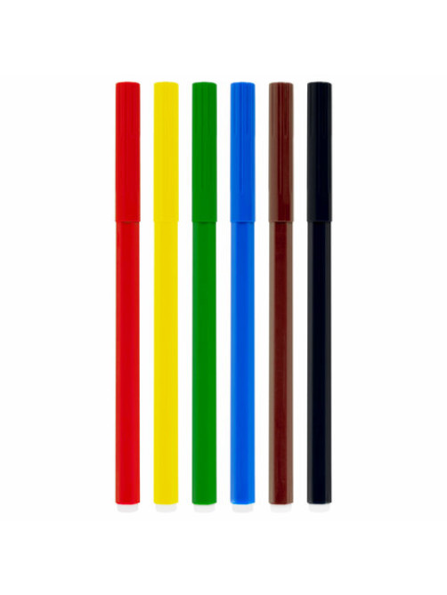 Фломастеры 6 ЦВЕТОВ CENTROPEN 