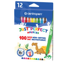 Фломастеры 12 ЦВЕТОВ CENTROPEN 