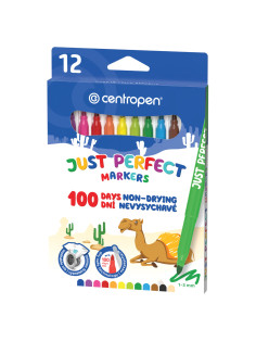 Фломастеры 12 ЦВЕТОВ CENTROPEN 