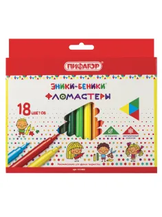Фломастеры ПИФАГОР 