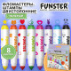 Фломастеры-штампы двусторонние FUNSTER (ФАНСТЕР) 8 цветов, ударопрочный наконечник, 152627