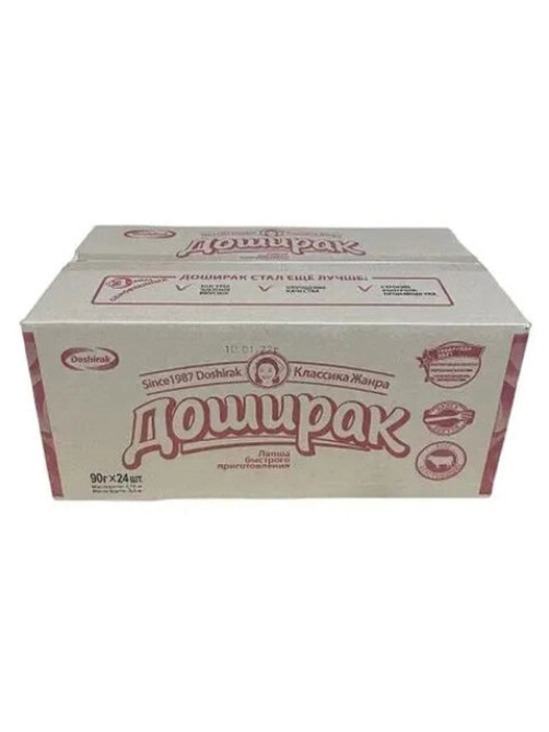 Лапша ДОШИРАК со вкусом говядины 90 г, 10853