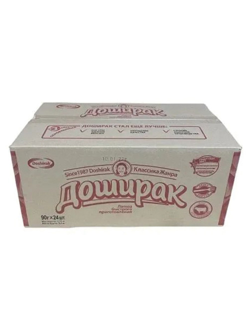 Лапша ДОШИРАК со вкусом говядины 90 г, 10853