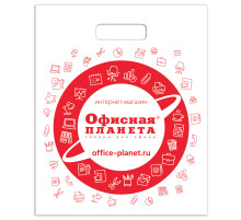 Пакет презентационно-упаковочный ОФИСНАЯ ПЛАНЕТА, 40х50 см, усиленная ручка, 500362