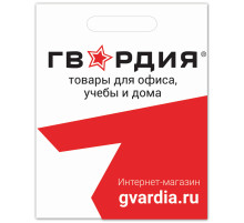 Пакет презентационно-упаковочный ГВАРДИЯ, 40х50 см, усиленная ручка, 503224