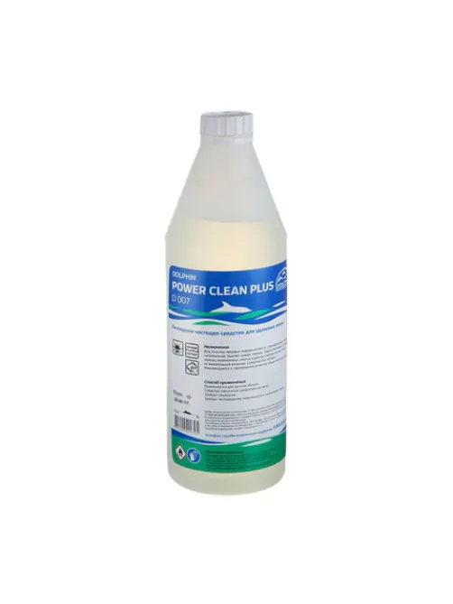 Антискотч для удаления маркера, краски, этикеток Dolphin Power Clean Plus, 1 л, D007-1