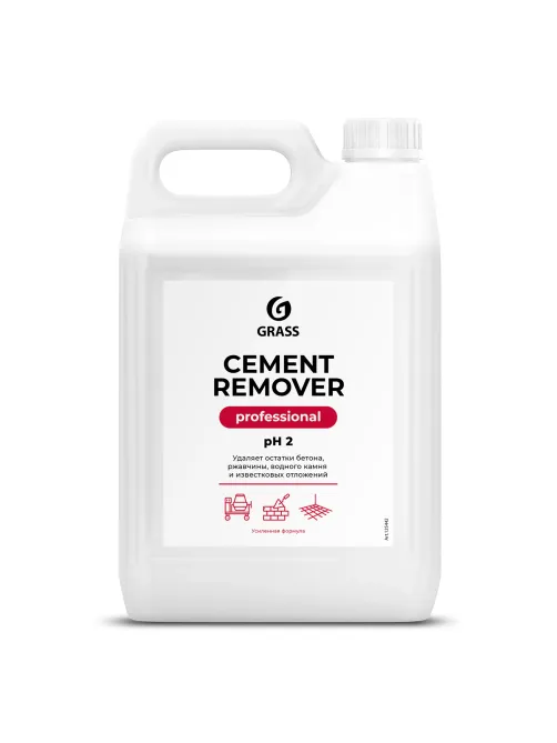 Средство для уборки после строительства 5,8 кг GRASS CEMENT REMOVER PROFESSIONAL, кислотное, 125442