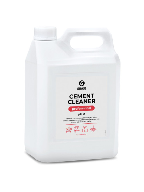 Средство для уборки после строительства 5,5 кг GRASS CEMENT CLEANER, кислотное, концентрат, 125305