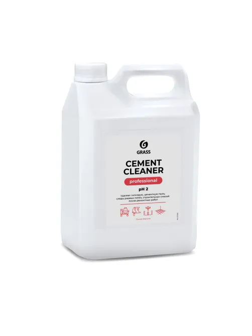 Средство для уборки после строительства 5,5 кг GRASS CEMENT CLEANER, кислотное, концентрат, 125305