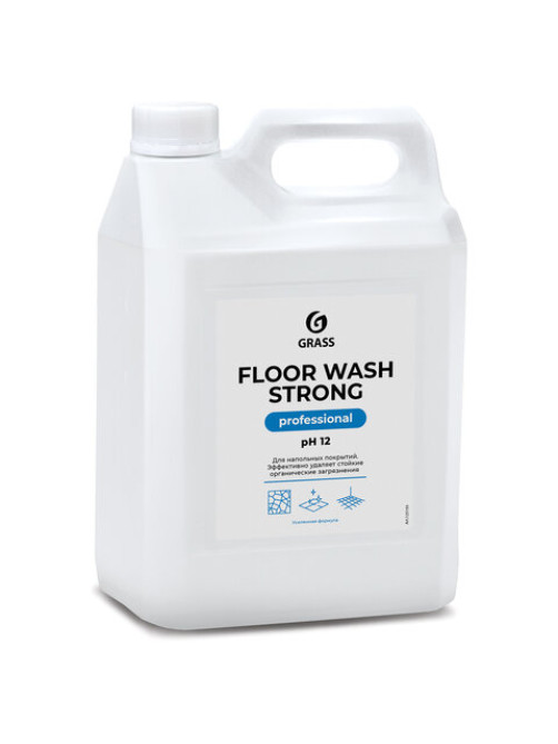 Средство концентрат для машинной и ручной мойки полов 5,6 кг, GRASS FLOOR WASH STRONG, щелочь, 125193