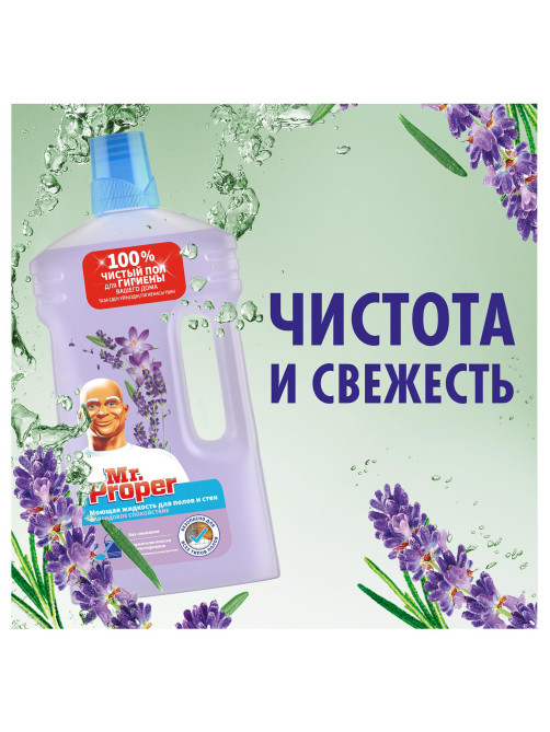 Средство для мытья пола и стен 1 л, MR.PROPER (Мистер Пропер), 