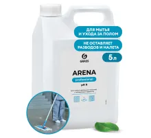 Средство для мытья пола 5 кг GRASS ARENA, с полирующим эффектом, нейтральное, концентрат, 218005