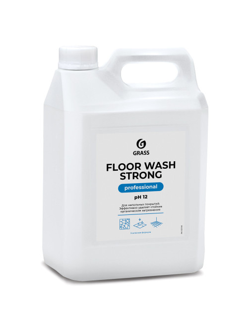 Средство концентрат для машинной и ручной мойки полов 5,6 кг, GRASS FLOOR WASH STRONG, щелочь, 125193