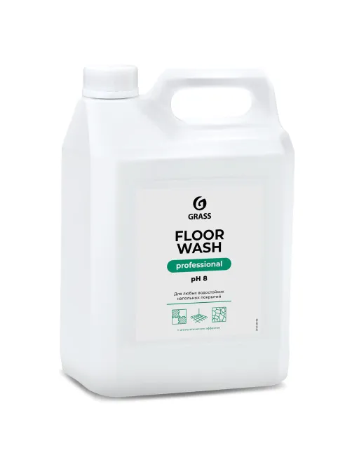Средство концентрат для машинной и ручной мойки полов 5,1 кг, GRASS FLOOR WASH, нейтральное, 125195