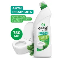 Средство для уборки санитарных помещений 750 мл, GRASS WC-GEL АНТИРЖАВЧИНА, кислотное, гель, 219175