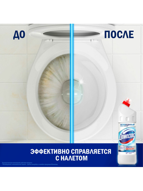 Средство для уборки туалета 1 л, ДОМЕСТОС 