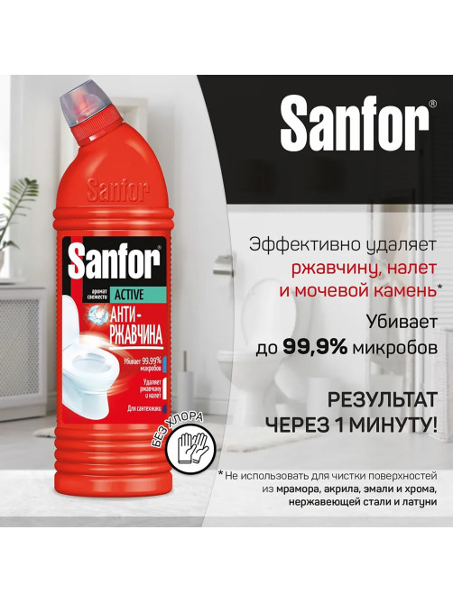 Чистящее средство 750 г, SANFOR Activ (Санфор Актив) 