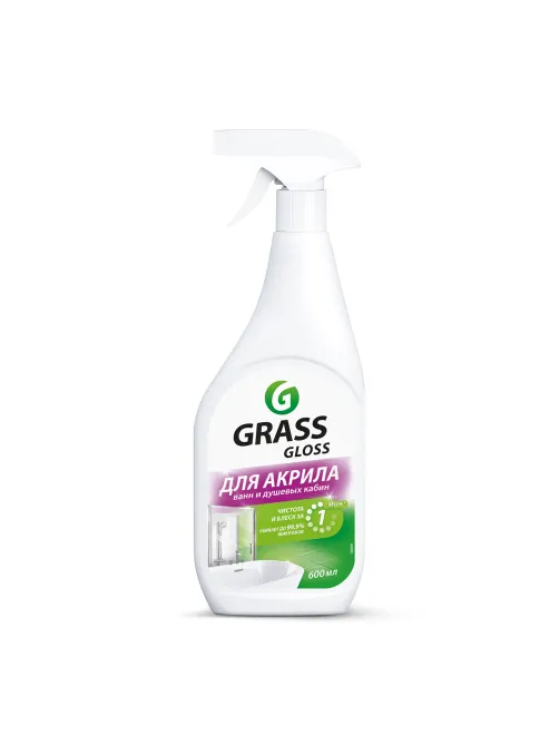 Средство для чистки акриловых ванн и душевых 600 мл GRASS GLOSS ДЛЯ АКРИЛА, распылитель, 126059