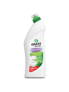 Средство для уборки сантехники и туалета дезинфицирующее 1,5 л GRASS DOS-GEL СИЛА ХЛОРА, 125805