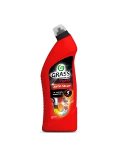 Средство для прочистки канализационных труб 750 мл GRASS DIGGER-GEL POWER, гель, щелочное, 125181