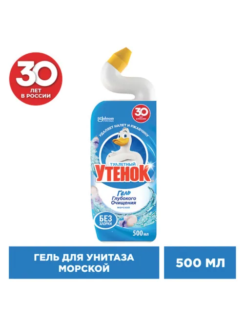 Средство для уборки туалета 500 мл, ТУАЛЕТНЫЙ УТЕНОК 