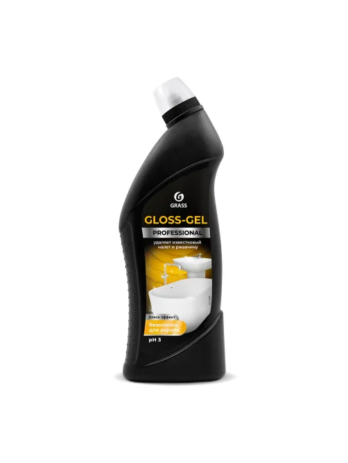 Средство для удаления ржавчины, известкового налета, кислотное, 750 мл, GRASS GLOSS-GEL PROFESSIONAL, 125568