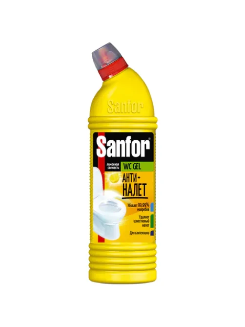 Средство для уборки туалета 1 кг, SANFOR WC gel (Санфор гель) 
