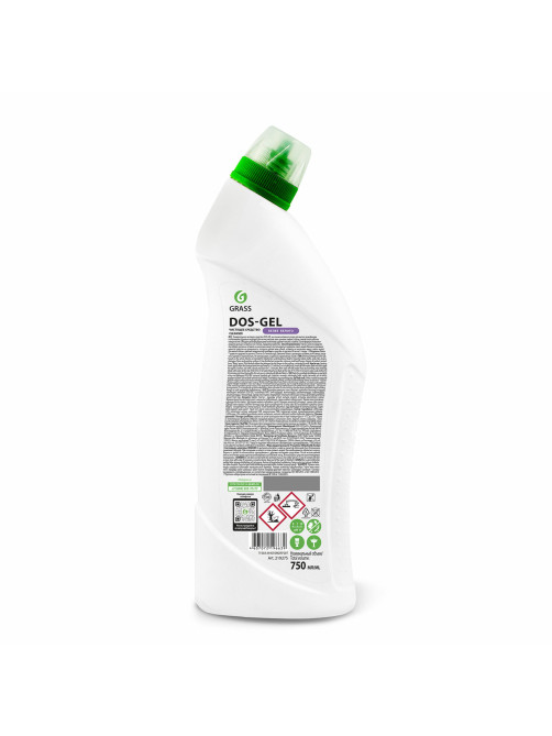 Средство для уборки санитарных помещений 750 мл GRASS DOS-GEL, щелочное, концентрат, гель, 219275