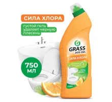 Средство для уборки сантехники и туалета дезинфицирующее 750 мл GRASS DOS-GEL 
