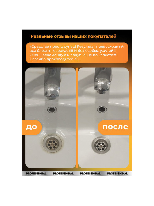 Средство для чистки сантехники кислотное 600 мл, GRASS GLOSS PROFESSIONAL, триггер, 125533