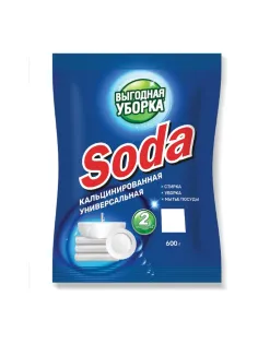 Сода кальцинированная 600 г, ВЫГОДНАЯ УБОРКА, РЕНЕССАНС КОСМЕТИК, МИНПРОМТОРГ, 2959