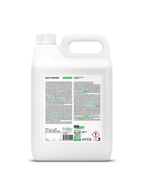 Средство моющее универсальное 5 кг, GRASS ECO-WASH, низкопенное, жидкое, 126030