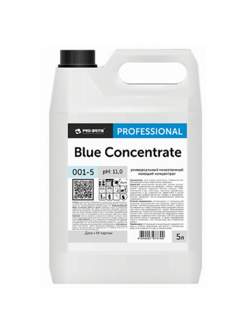 Средство моющее универсальное, 5 л, PRO-BRITE BLUE CONCENTRATE, низкопенное, концентрат, 001-5