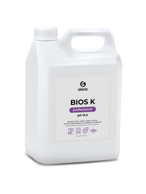 Средство моющее 5,6 кг GRASS BIOS K для промышленного оборудования, щелочное, концентрат, 125196